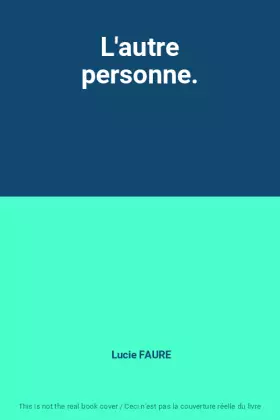 Couverture du produit · L'autre personne.