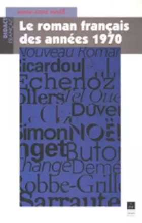 Couverture du produit · ROMAN FRANCAIS DES ANNEES 70