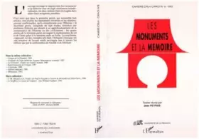 Couverture du produit · Monuments et la mémoire