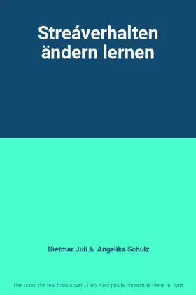 Couverture du produit · Streáverhalten ändern lernen