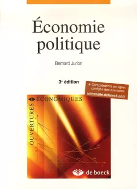 Couverture du produit · Economie politique