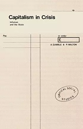 Couverture du produit · Capitalism in Crisis: Inflation and the State