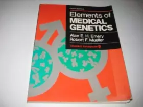 Couverture du produit · Elements of Medical Genetics
