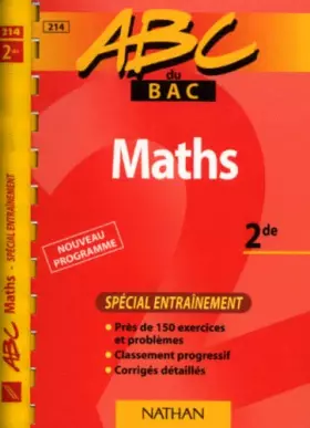 Couverture du produit · ABC maths, seconde (spécial entraînement)