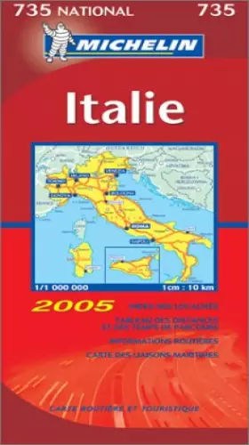 Couverture du produit · Carte routière : Italie