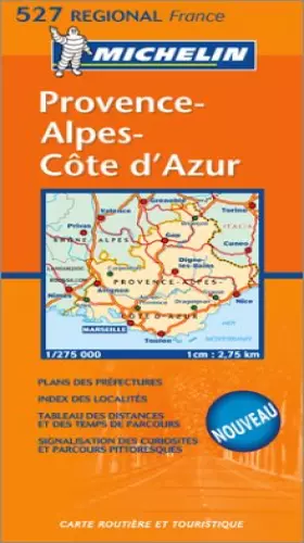 Couverture du produit · Carte routière : Provence-Côte-d'Azur