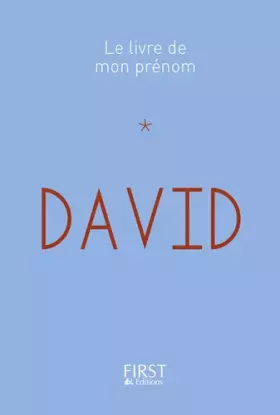 Couverture du produit · 14 Le Livre de mon prénom - David