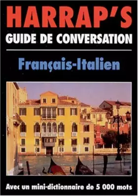 Couverture du produit · Harrap's Guide conversation Français Italien