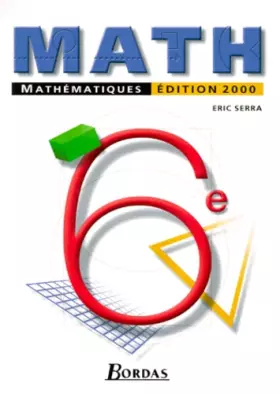 Couverture du produit · Maths, 6e. Livre de l'élève 2000