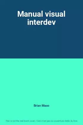 Couverture du produit · Manual visual interdev