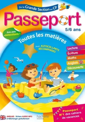Couverture du produit · Passeport - de la Grande Section au CP - Cahier de vacances 2022