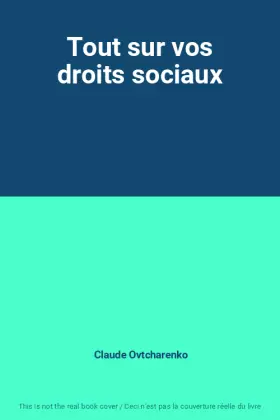 Couverture du produit · Tout sur vos droits sociaux