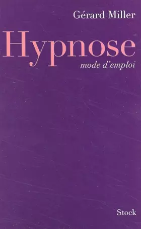 Couverture du produit · Hypnose mode d'emploi