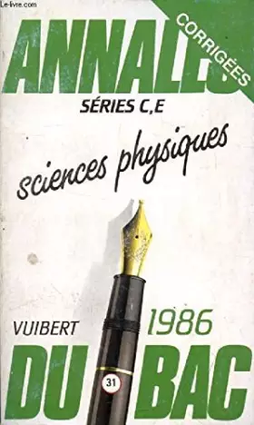 Couverture du produit · BAC 87-MATH CDE SUJETS SEULS