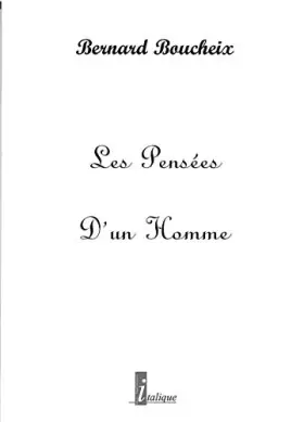 Couverture du produit · Les Pensées d'un Homme