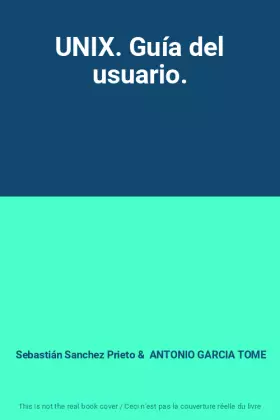 Couverture du produit · UNIX. Guía del usuario.