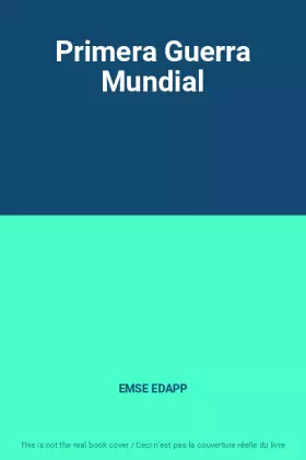 Couverture du produit · Primera Guerra Mundial