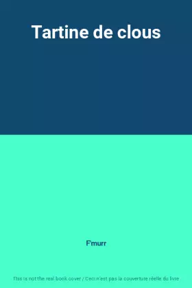 Couverture du produit · Tartine de clous