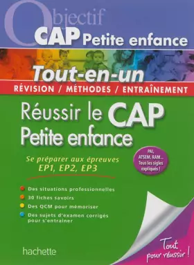 Couverture du produit · Objectif CAP Petite enfance - Réussir le CAP Petite enfance