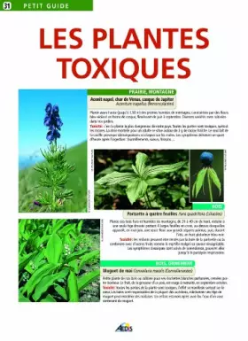 Couverture du produit · Les plantes toxiques
