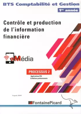 Couverture du produit · Processus 2 Contrôle et production de l'information financière BTS Comptabilité et Gestion 1re année