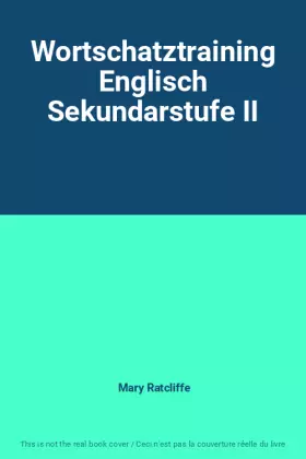 Couverture du produit · Wortschatztraining Englisch Sekundarstufe II