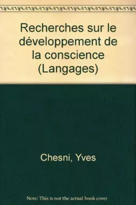 Couverture du produit · Recherches sur le développement de la conscience