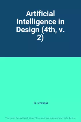 Couverture du produit · Artificial Intelligence in Design (4th, v. 2)