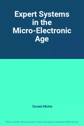 Couverture du produit · Expert Systems in the Micro-Electronic Age