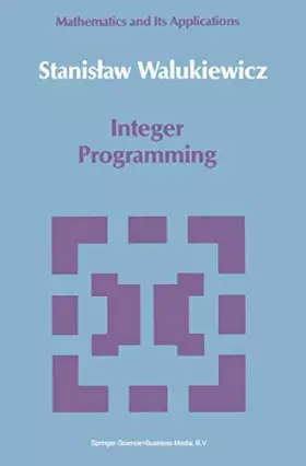 Couverture du produit · Integer Programming