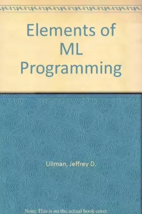 Couverture du produit · Elements of ML Programming