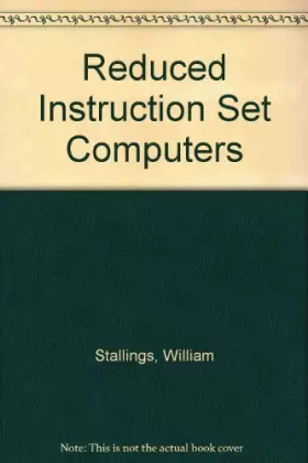 Couverture du produit · Reduced Instruction Set Computers