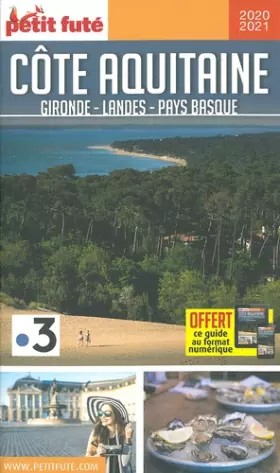 Couverture du produit · Guide Côte Aquitaine 2020 Petit Futé