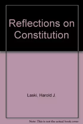 Couverture du produit · Reflections on Constitution