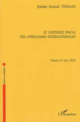 Couverture du produit · Le contrôle fiscal des opérations internationales
