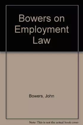 Couverture du produit · Bowers on Employment Law