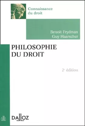 Couverture du produit · Philosophie du droit. 2ème édition 2002