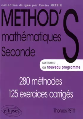Couverture du produit · Méthod's Mathématiques Seconde Conforme au Nouveau Programme