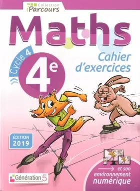 Couverture du produit · Cahier d'Exercices iParcours Maths 4e (2019)