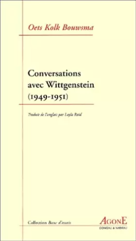 Couverture du produit · Conversations avec Wittgenstein (1949-1951)