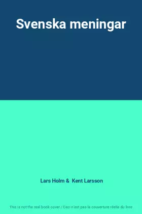 Couverture du produit · Svenska meningar