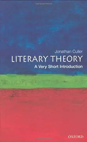Couverture du produit · Literary Theory: A Very Short Introduction