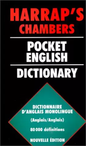 Couverture du produit · Pocket English Dictionnary