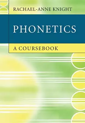 Couverture du produit · Phonetics: A Coursebook