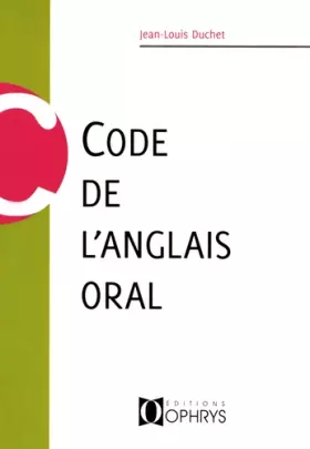 Couverture du produit · Code de l'anglais oral