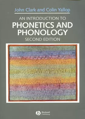 Couverture du produit · An Introduction to Phonetics and Phonology