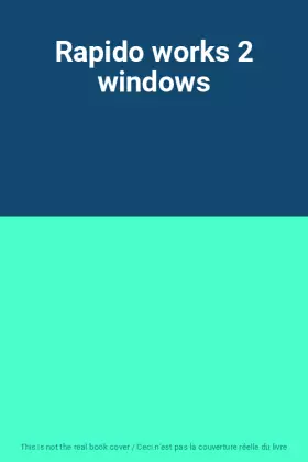 Couverture du produit · Rapido works 2 windows