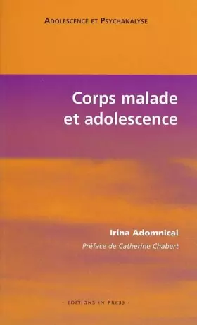 Couverture du produit · Corps malade et adolescence