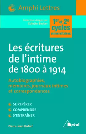 Couverture du produit · Les écritures de l'intime de 1800 à 1914