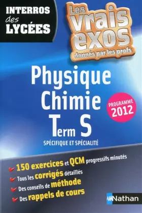 Couverture du produit · Interros des lycées Physique Chimie Term S